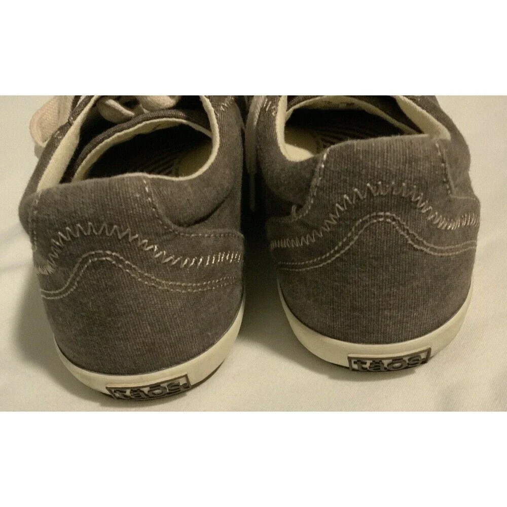 Taos Star Women's Canvas Sneakers Brown Cream Size 8.5 - Picture 4 of 6